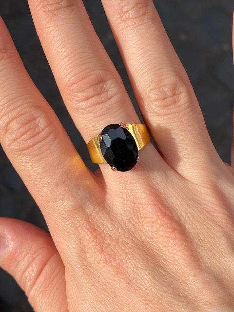 Anello Drop Rock Lilla