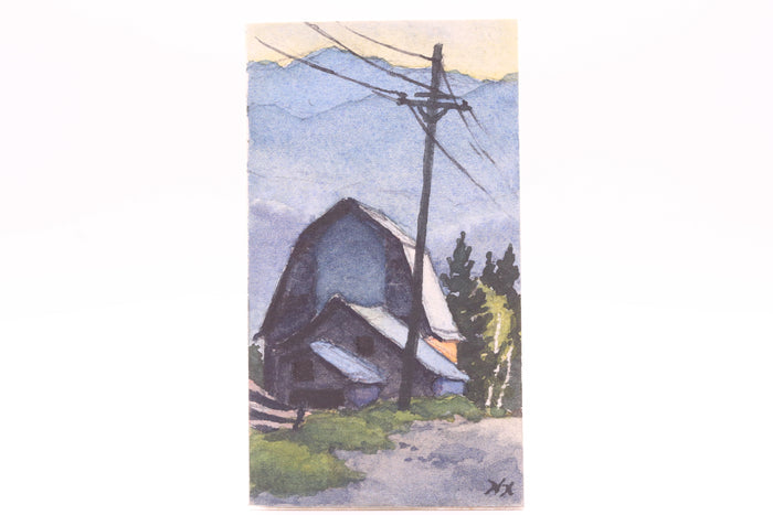 Barn at Sunset (0499)
