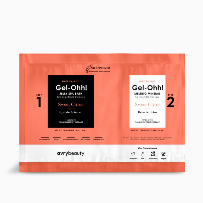 Avry - Gel-ohh Jelly Spa Pedi Bad SWEET CITRUS