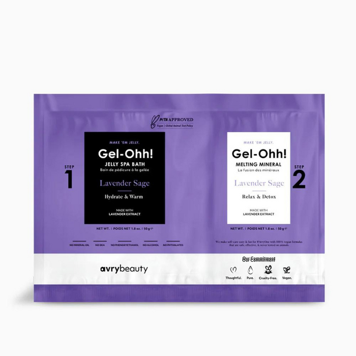 Avry Beauty - Gel-ohh Jelly Spa Pedi Bad - LAVENDER