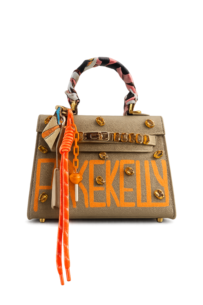 Borsa Fake Luxury Kelly Fango - Glm Couture