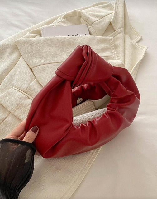 Borsa Knot Burgundy