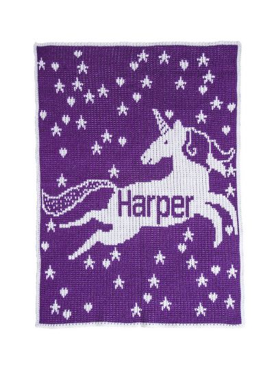 Stroller (22 x 30) / Unicorn and Stars