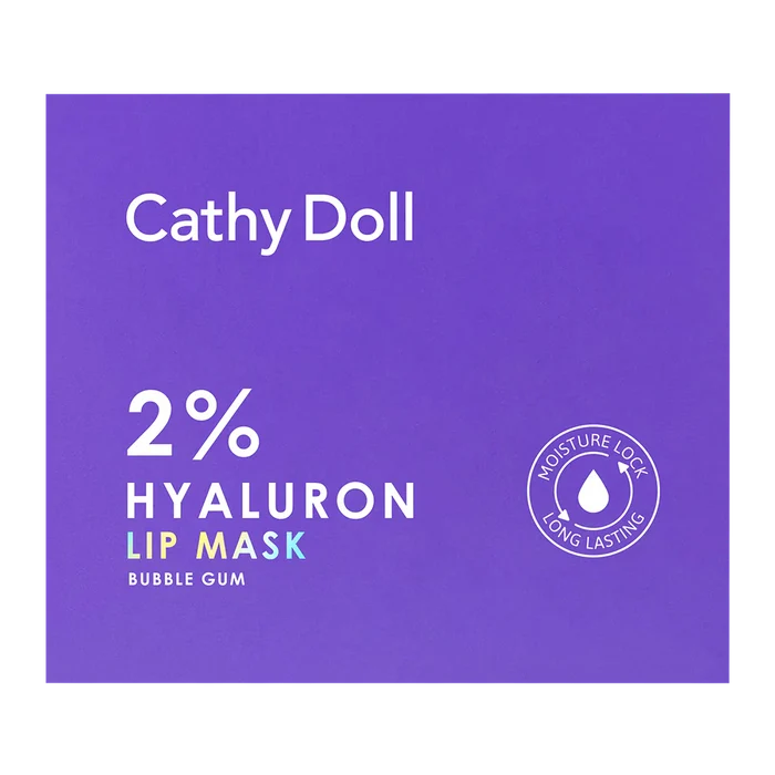 CATHY DOLL 2% Hyaluron Lip Mask Purple ماسك الشفاه بالهايلرونك اسد من كاثي دول