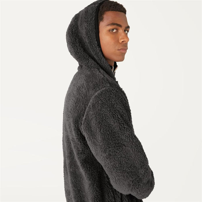 Chaqueta Jacques Polar Reversible Black Grey Smoke