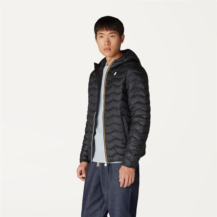 Chaqueta Men Jack Quilted Warm Black Pure