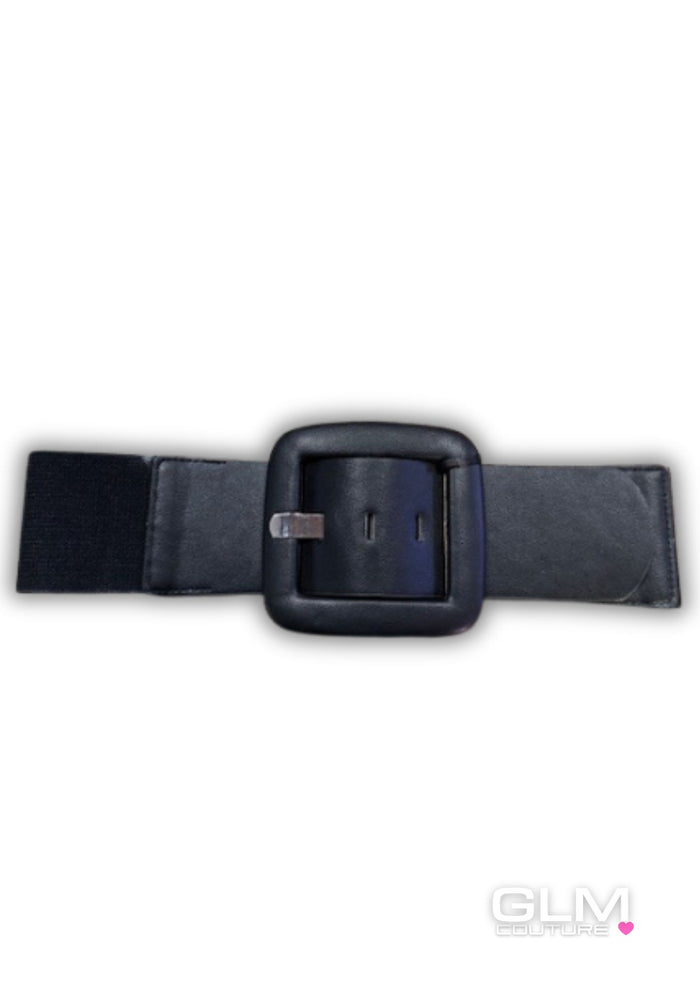 Cintura Elastica Black Square