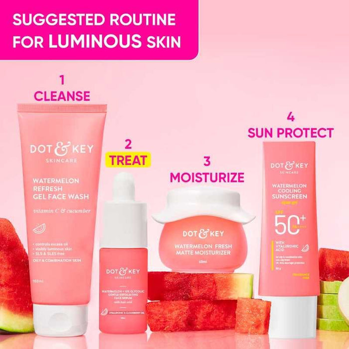 Dot and Key Watermelon + 10% Glycolic Gentle Exfoliating face Serum 30ml