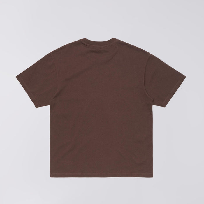 Edwin OVERSIZE BASIC T-SHIRT, Coffee Bean