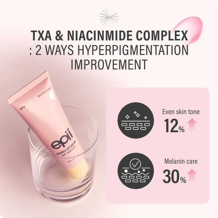 epii Double Up Cream NAD+ NMN & TXA 50ml كريم epii المزدوج NAD+ وNMN وTXA - Princess Cosmetics Qatar