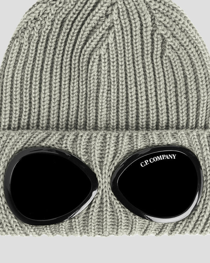 Extra Fine Merino Wool Goggle Beanie Silver Sage