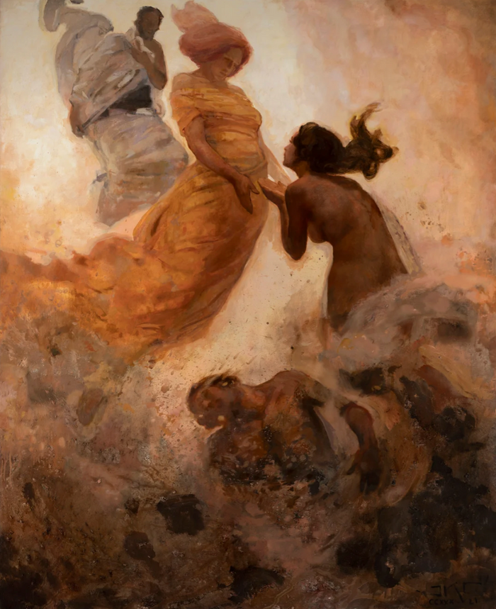 Fine Art Print: Creation of Eve by J. Kirk Richards