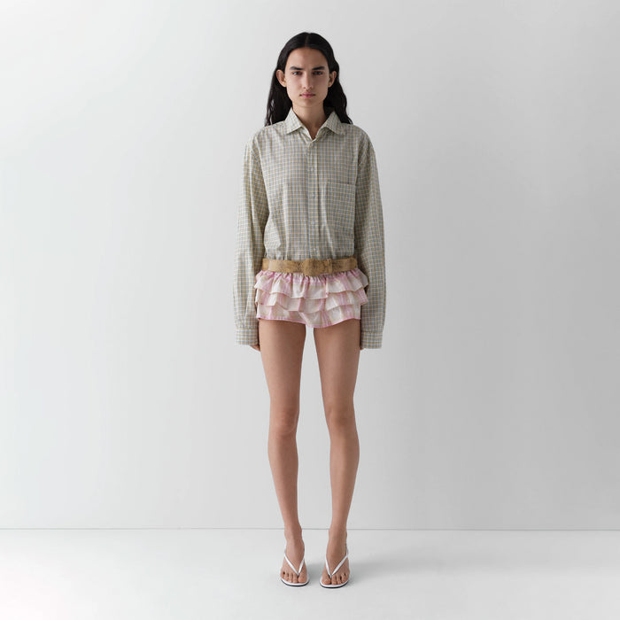 Gimaguas RUBEN SHIRT, Green-Beige