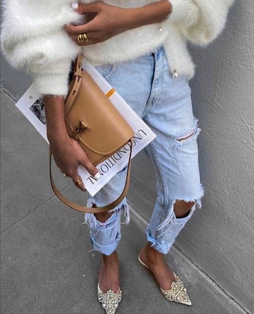 Jeans Levi’s Denim Destroyed GLM COUTURE💗