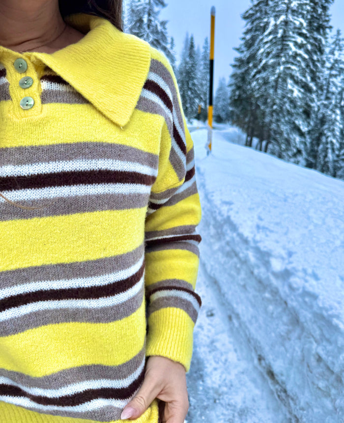 Maglione Stripes Lemon