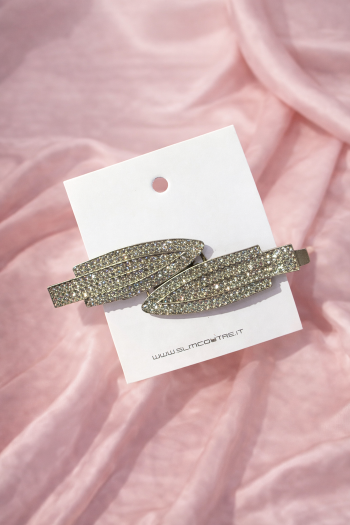 Molletta Strass Silver