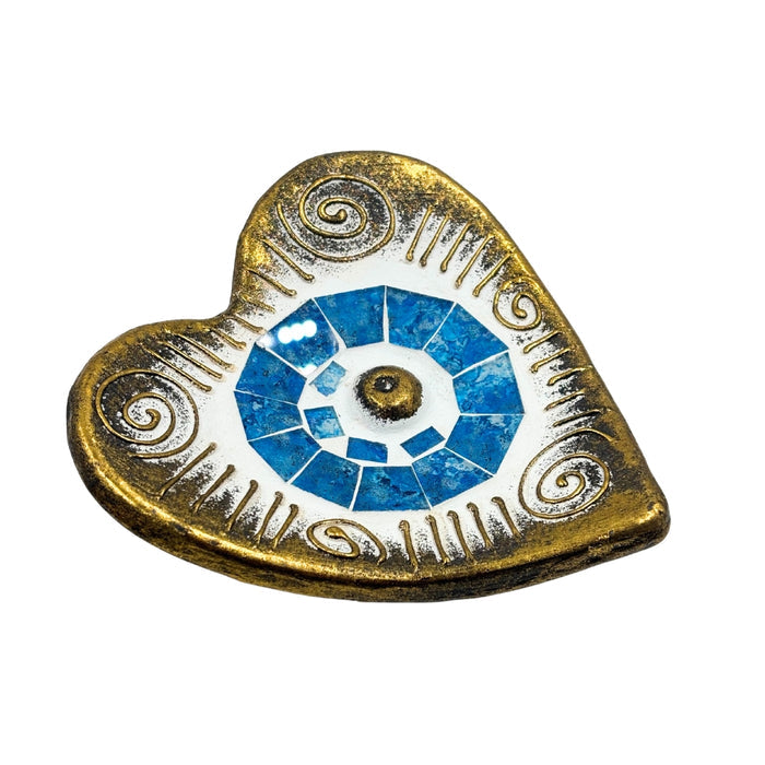 Mosaic Heart Incense Holder - Surprise Color