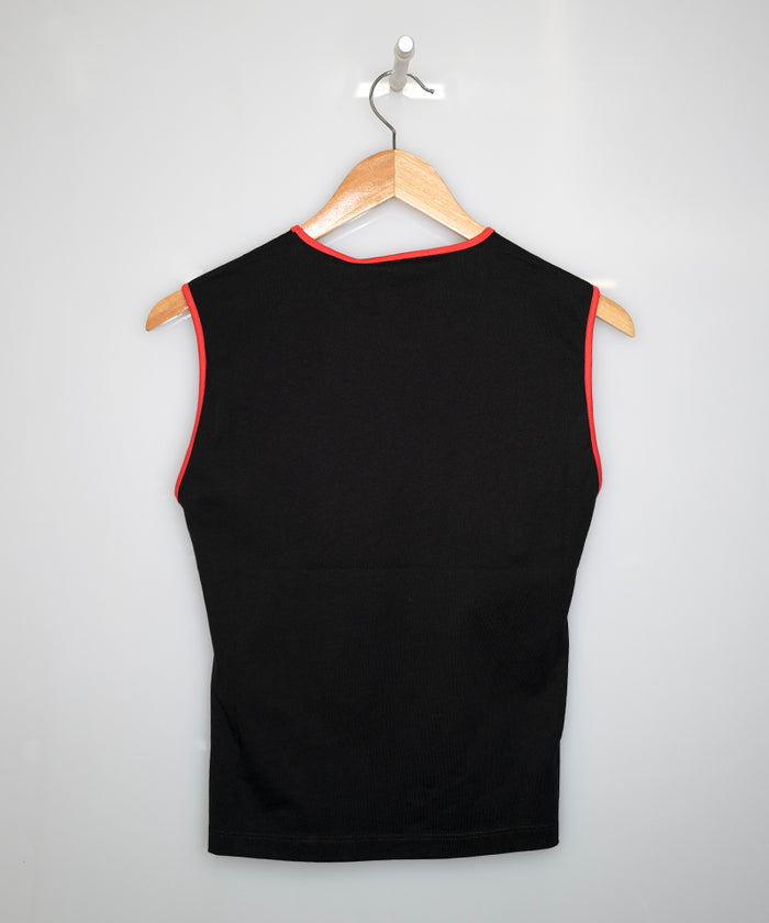 MSGM tank top Black/Red