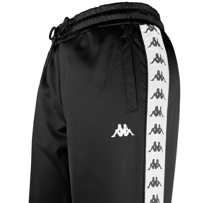 Pantalón Women Kappa II Banda Black White Black