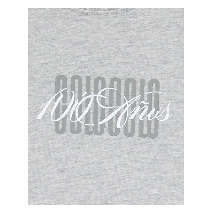 Polera Colo Colo Urbano Centenario Hombre Gris Amor Eterno