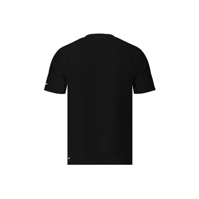 Polera Colo Colo Urbano Hombre Negro Escudo Gris