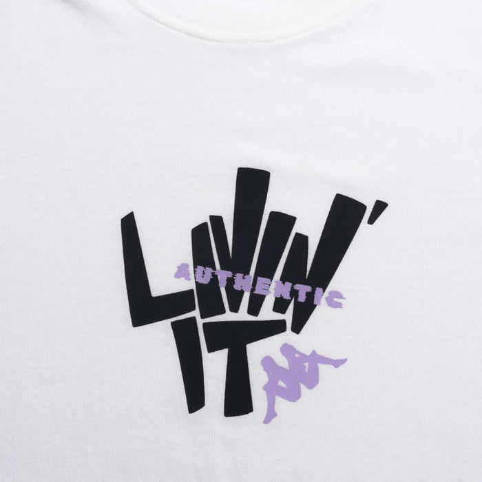 Polera Kappa Men Livin' It White