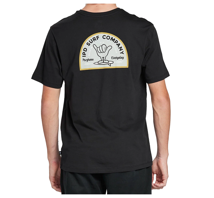 Polera Men IPD Shaka Everyday Faded Black