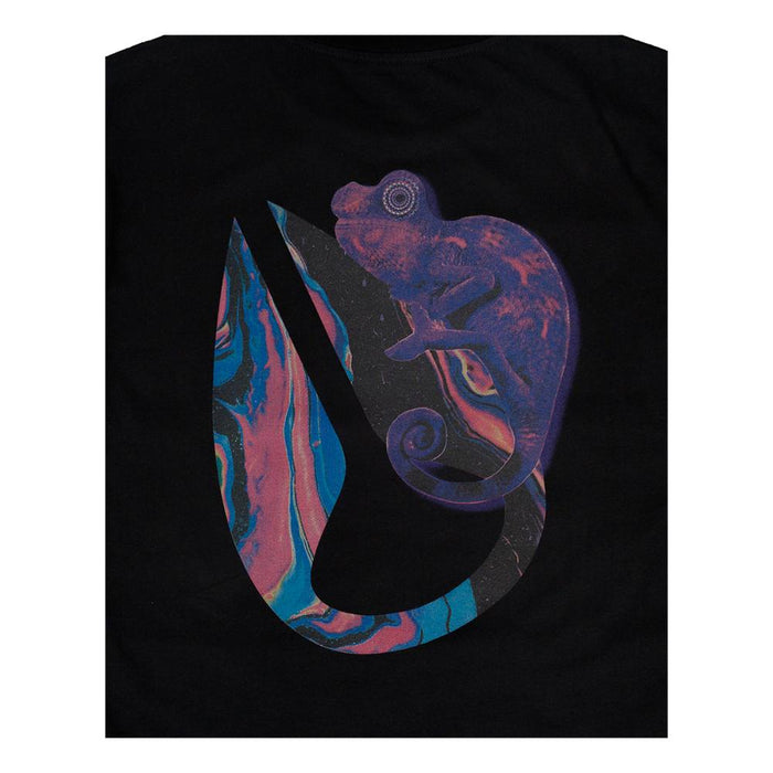 Polera Nixon Men Black Iguana Blue Fuchsia