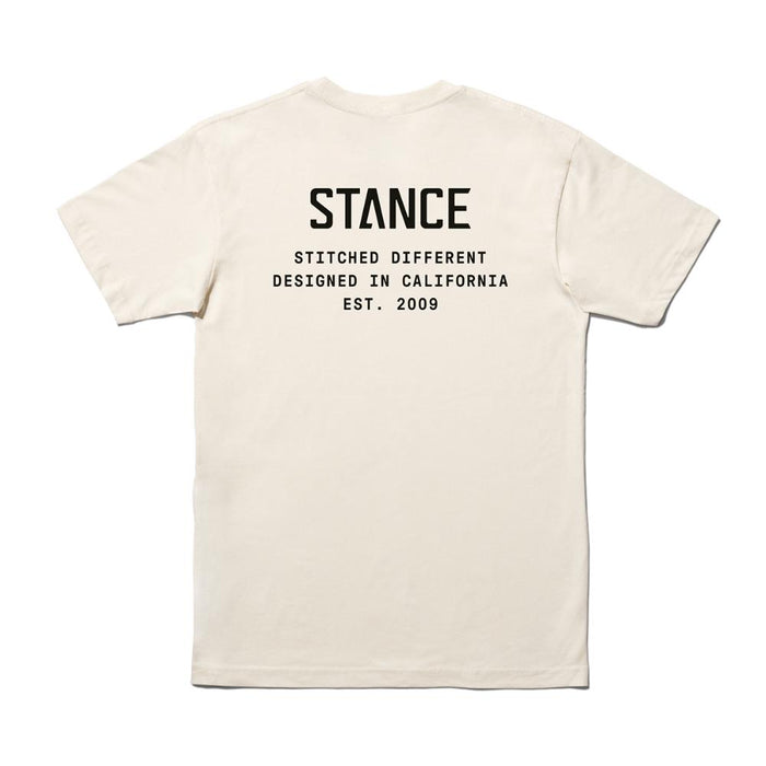 Polera Stance Established Vintage White