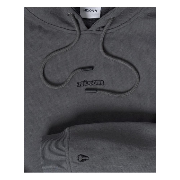 Poleron Nixon Men Hoodie Small Logo Gray