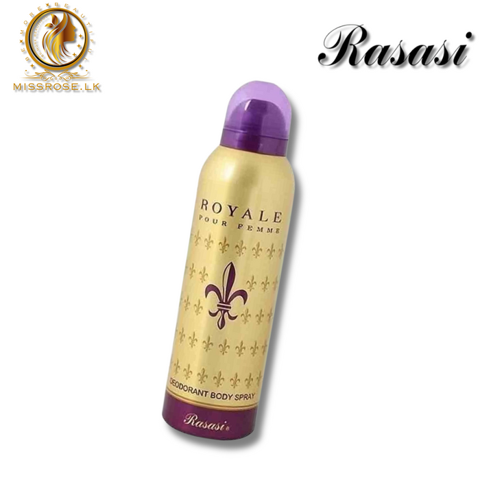 Rasasi Royale Pour Femme Deodorant Body Spray For Women - Missrose.lk