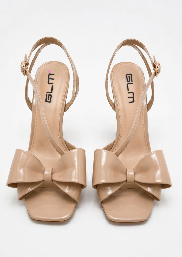 Sandalo Nude Bow