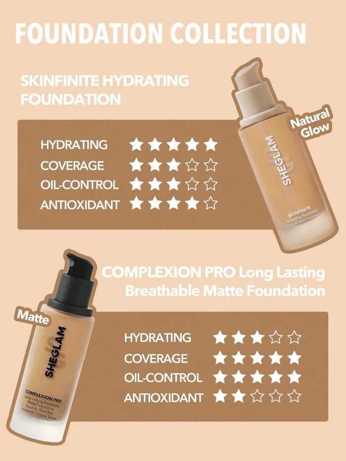 Sheglam Complexion Pro Long Lasting Breathable Matte Foundation - fair