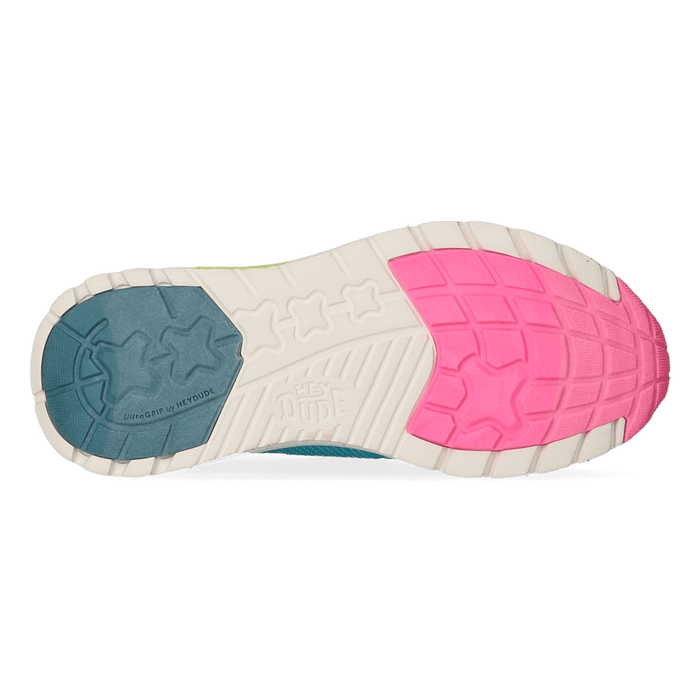 Sirocco Sport Stripe Dames Sneakers Teal