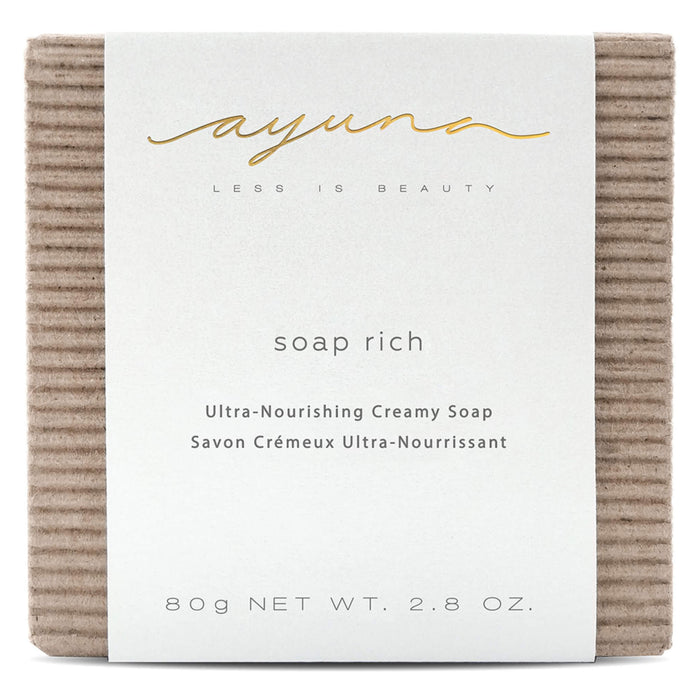 Ayuna Soap - Rich - Ultra-Nourishing Creamy Soap 80g Package