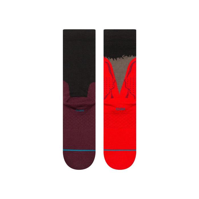 Stance Sock Dearly Beloved crew maroon