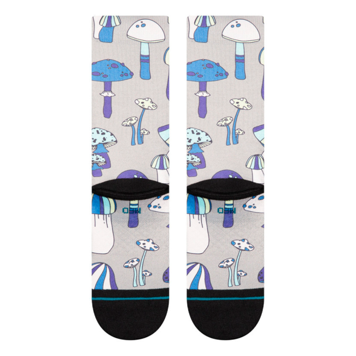 Stance Sock Microbial Crew String Grey