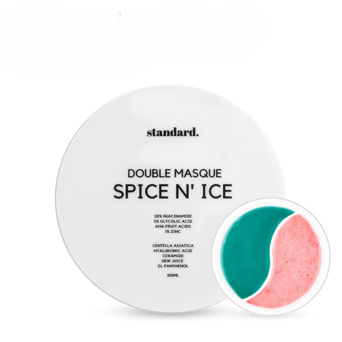 Standard Beauty - Spice N'Ice Double Masque For Resurfacing ,Anti- Ageing, Pigmentation