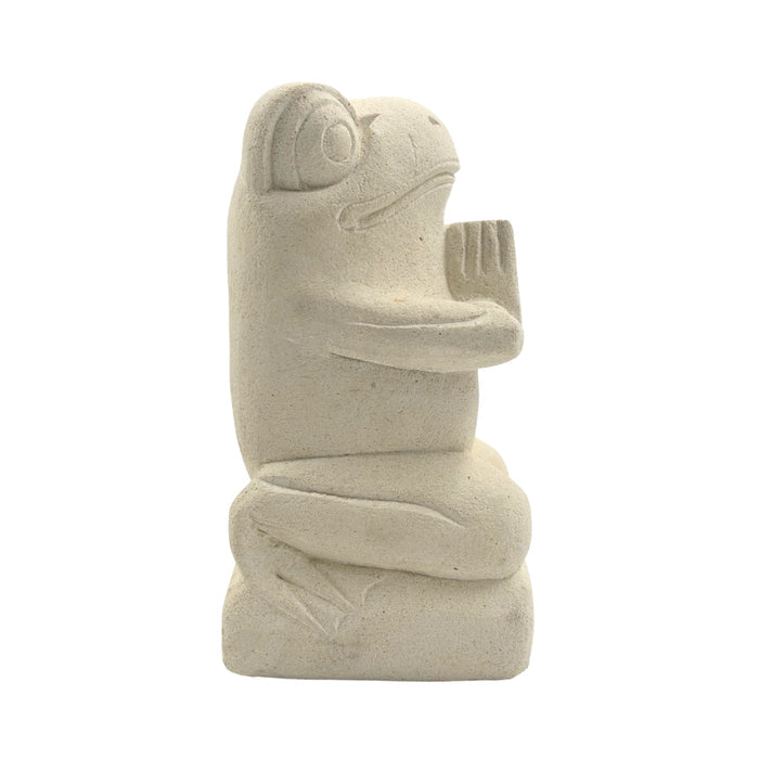 Statue - Praying Frog, Medium