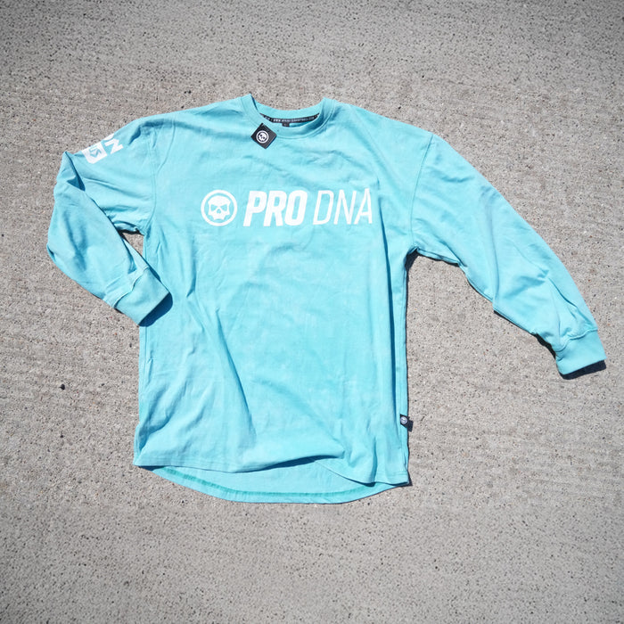 STONE WASHED LONG SLEEVE SHIRT - POOL