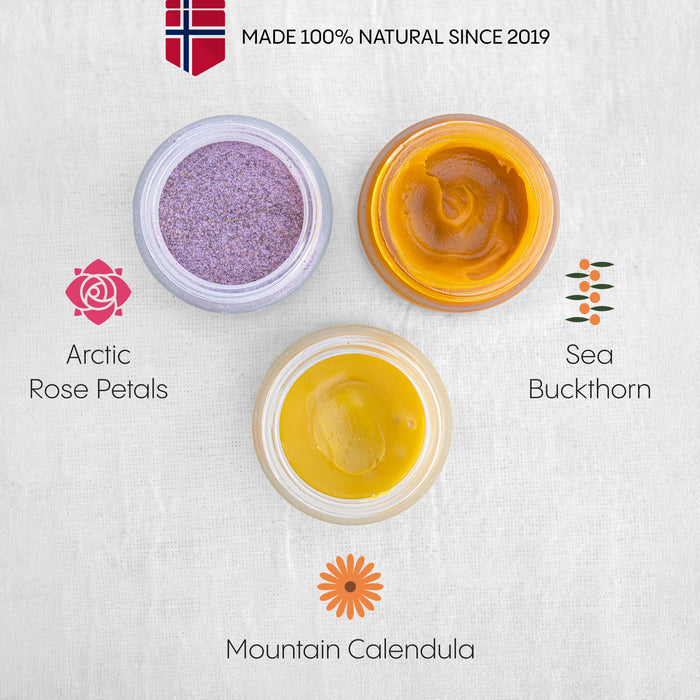 Before and after skin improvement with Frøya Organics Complete Acne System for Women