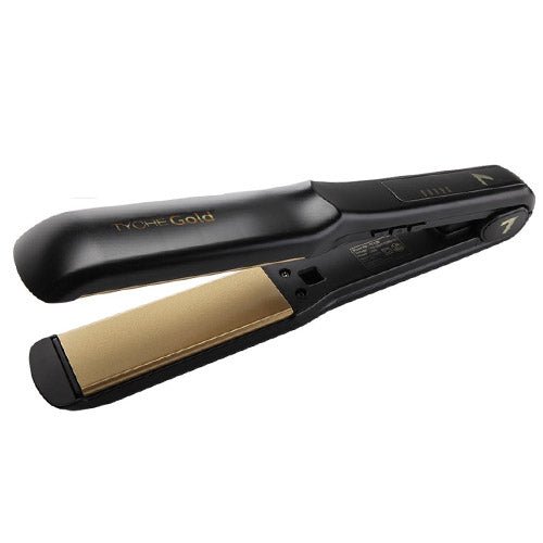 Tyche Gold Double Coated Gold Ceramic Flat Iron - ikatehouse