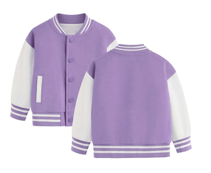 Varsity Jacket Lavender