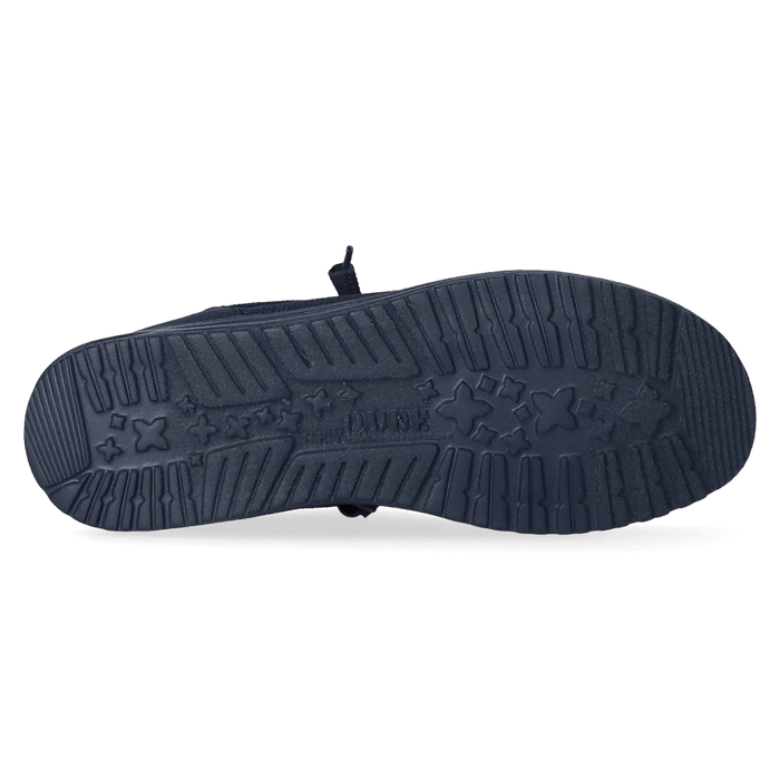 Wally Funk Mono Heren Instappers Navy