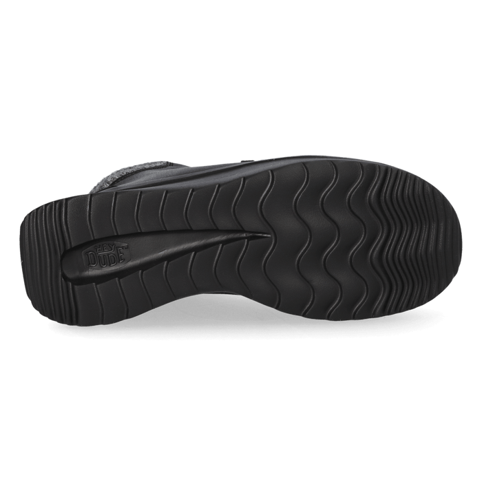 Wendy Peak Apres Coated Canvas Dames Boots Black/Black