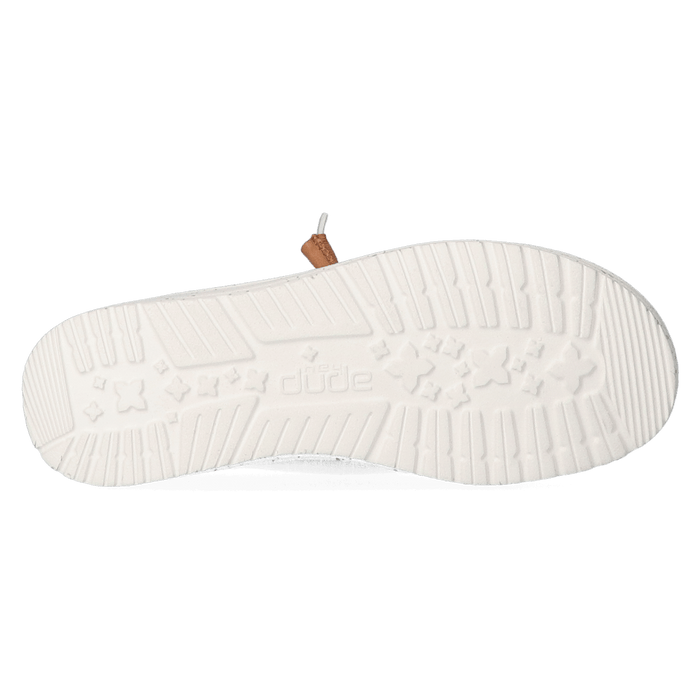 Wendy Washed Canvas Dames Instapper White