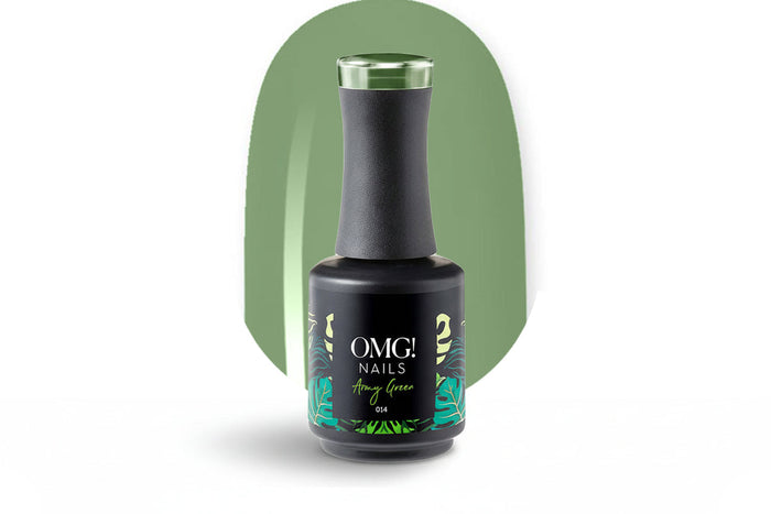 014 Army Green Gel Polish