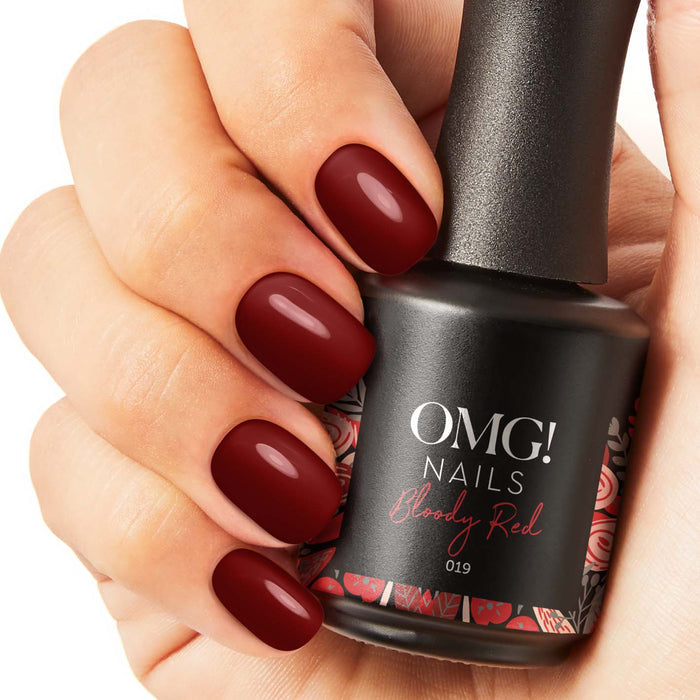 019 Bloody Red Gel Polish