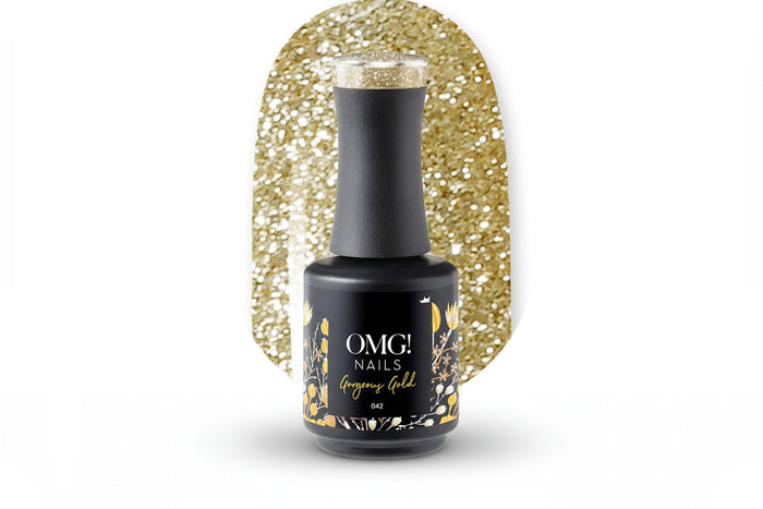 042 Gorgeous Gold Gel Polish