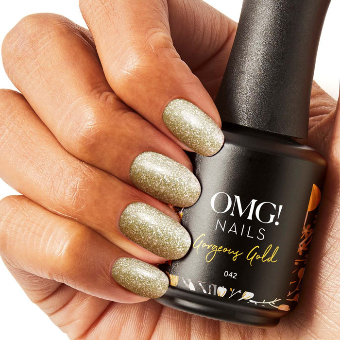 042 Gorgeous Gold Gel Polish